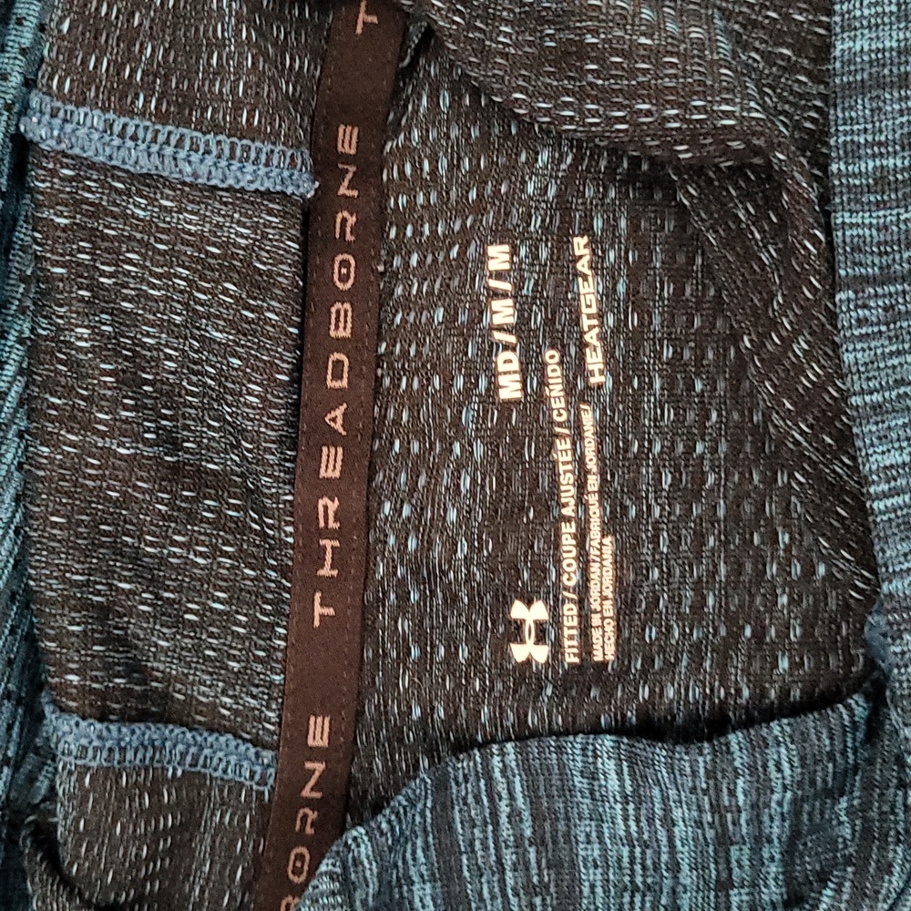 Under Armour Womens M Running Pullover Threadborne Fitted Heatgear‎ Hooded - Picture 4 of 7